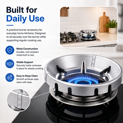 Gas Saver Burner Stand metal construction and everyday-use features